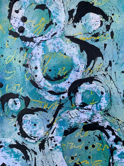 2021 Show Your Work - Exercise 3, 14.8x20.9 cm, collage acrylic on paper