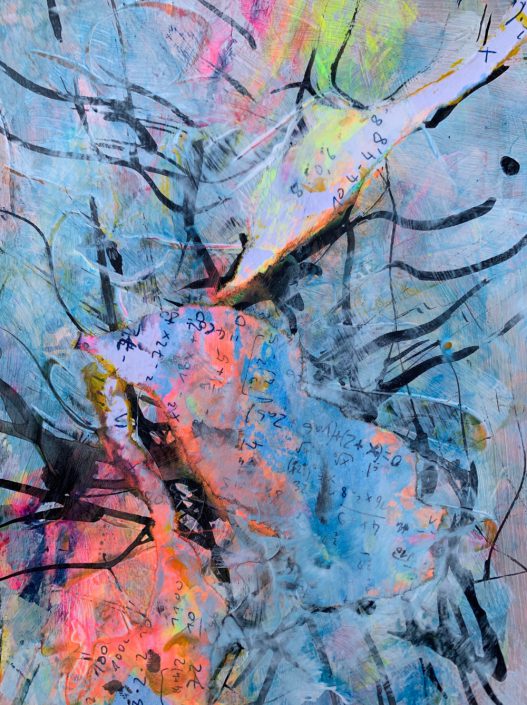 Show Your Work | Exercise 2 | 2021 | 14.8 x 20.9 cm | collage acrylic on paper